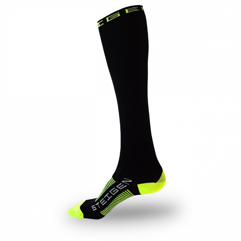 Black Running Socks Full Length
