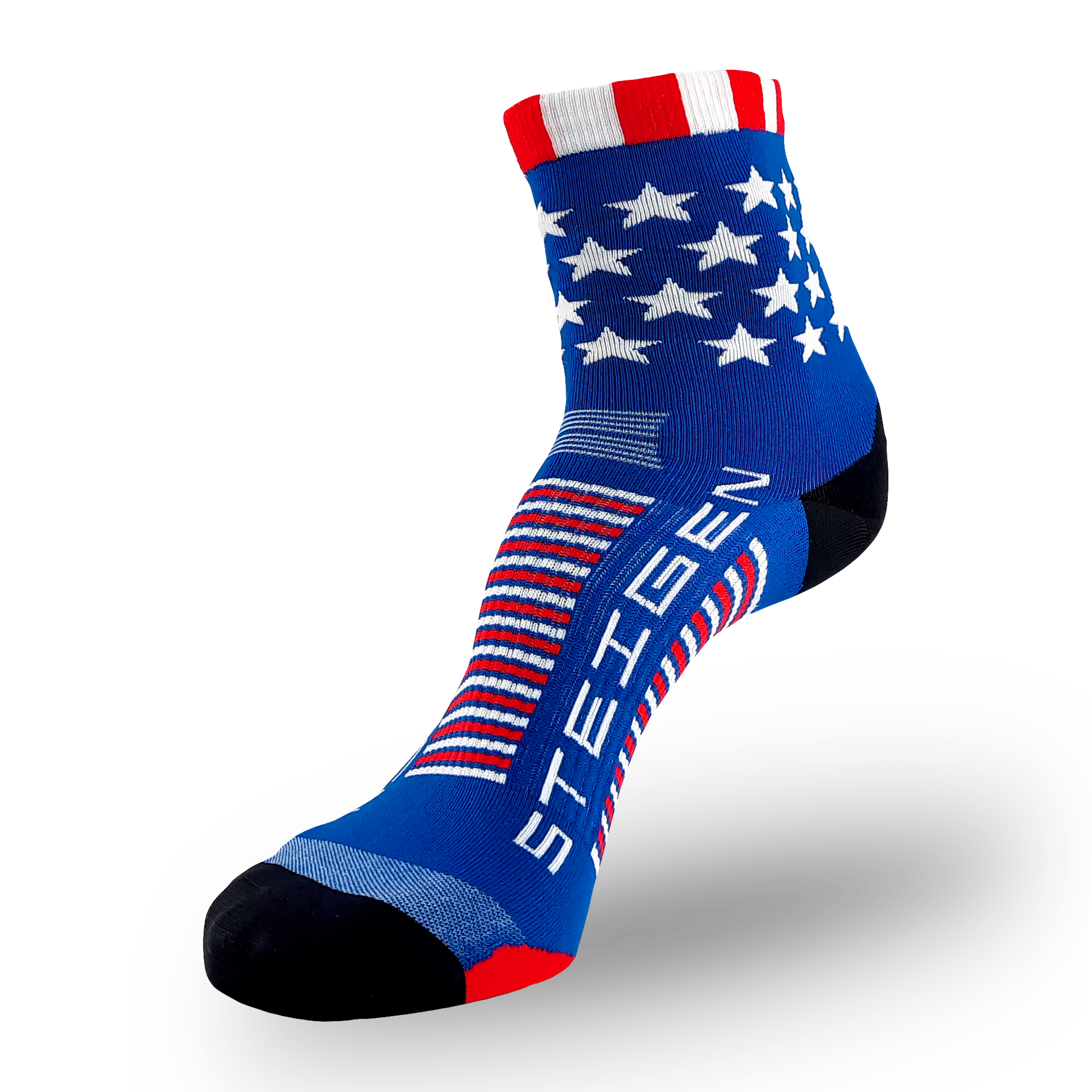 Stars And Stripes Running Socks ½ Length