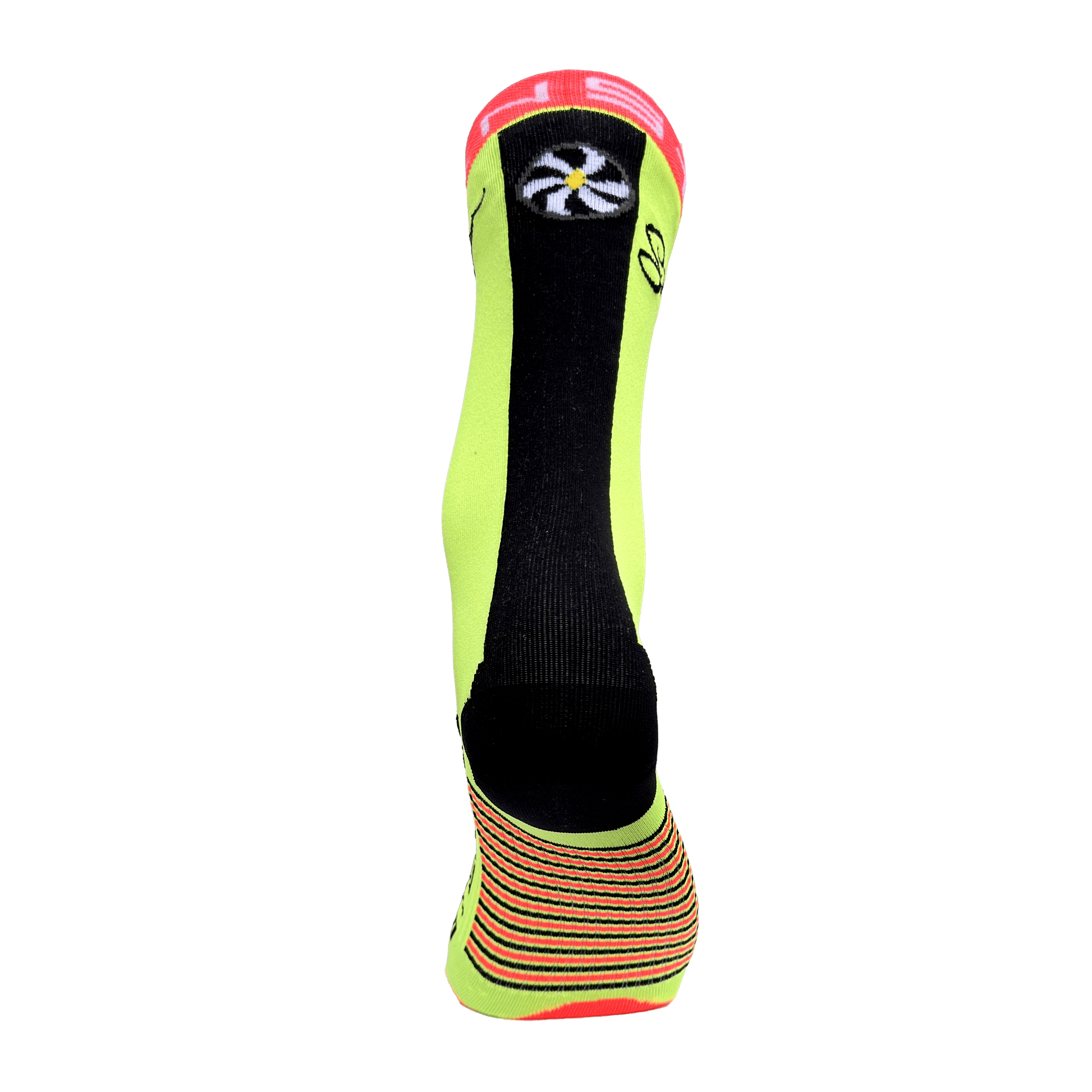 Fluro Yellow Three Quarter - New Design (Back)